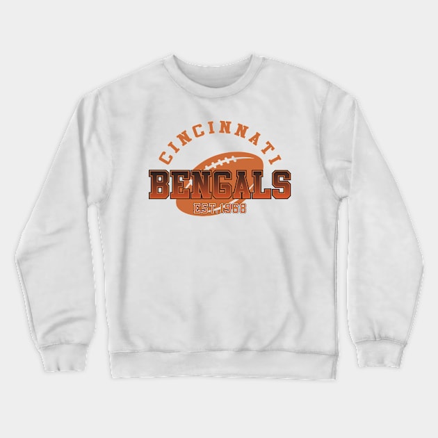 Cincinnati Bengals Crewneck Sweatshirt by apparel-art72